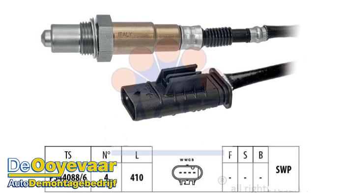 Gebruikte Lambda Sonde Mercedes A (177.0) 1.3 A-160 Turbo 16V Prijs € 15,00 Margeregeling aangeboden door Autodemontagebedrijf De Ooyevaar