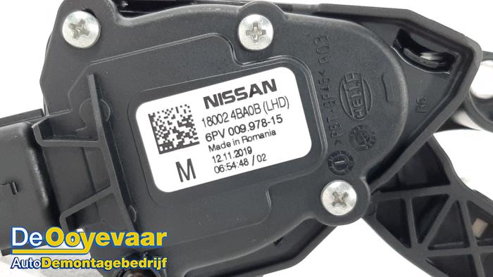 Gaspedaalpositie Sensor van een Nissan Qashqai (J11) 1.3 DIG-T 140 16V 2020