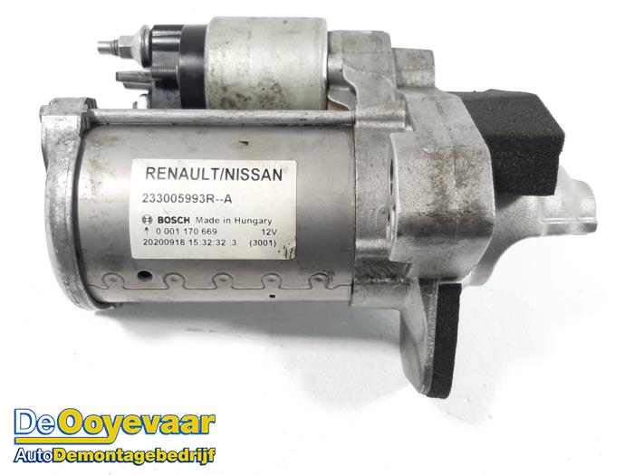 Gebruikte Startmotor Renault Clio V (RJAB) 1.0 TCe 100 12V Prijs € 25,00 Margeregeling aangeboden door Autodemontagebedrijf De Ooyevaar