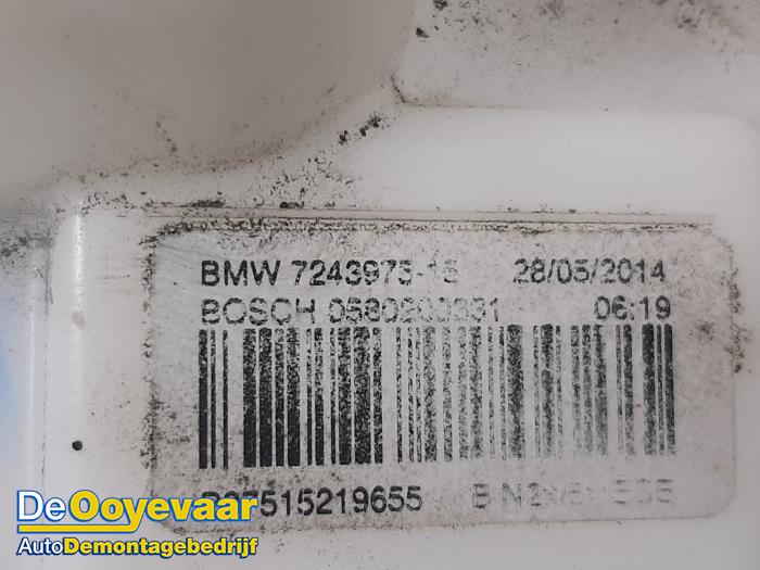 Brandstofpomp Elektrisch van een BMW 3 serie (F30) 320i 2.0 16V 2015