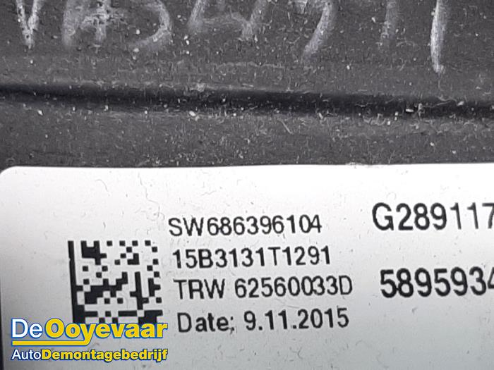 Stuurwiel van een BMW 4 serie Gran Coupe (F36) 420d 2.0 16V 2015