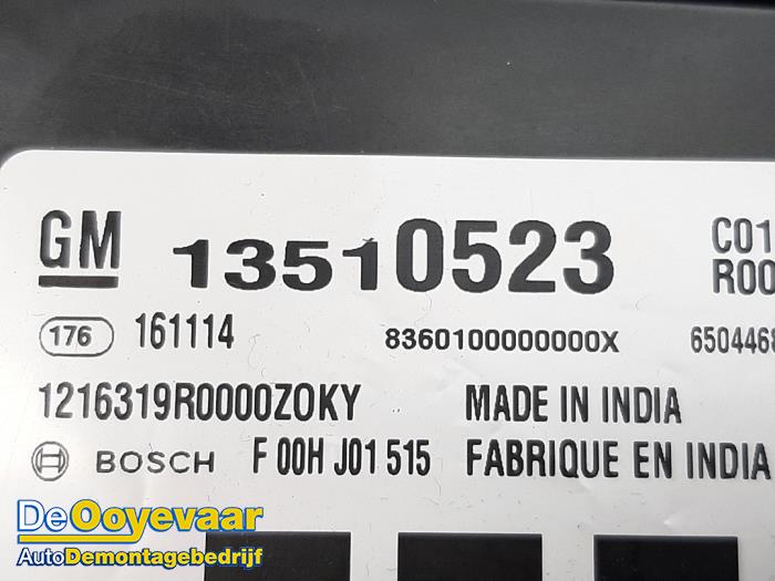 Computer Body Control van een Opel Karl 1.0 12V 2017