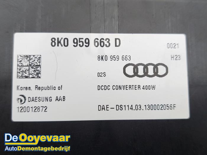 DC/DC converter van een Audi A6 (C7) 3.0 TDI V6 24V Quattro 2014