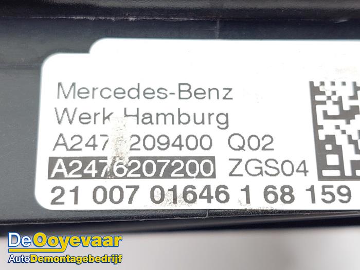 Voorfront van een Mercedes-Benz GLA (H247) 1.3 180 Turbo 16V 2021