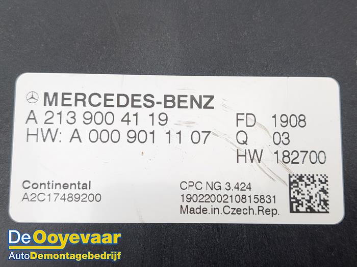 Sperdifferentieel module van een Mercedes-AMG A-Klasse AMG (177.0) 2.0 A-35 AMG Turbo 16V 4Matic 2019