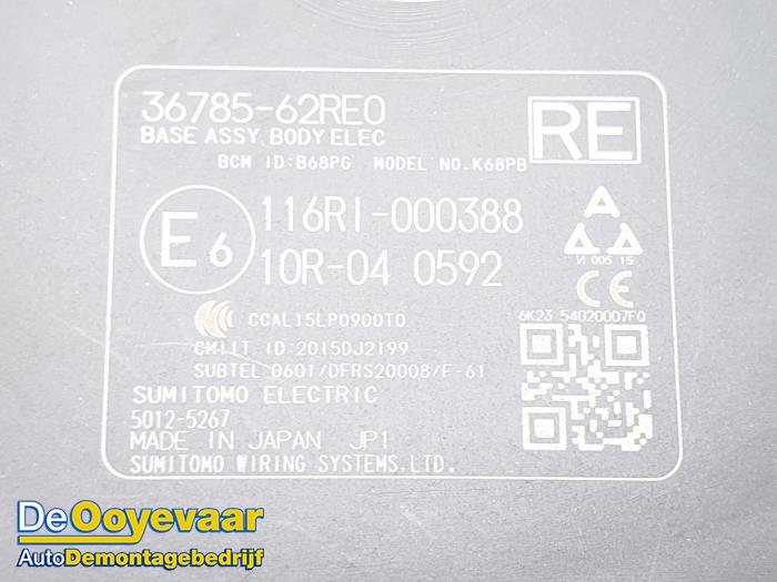 Computer Body Control van een Suzuki Ignis (MF) 1.2 Dual Jet 16V Smart Hybrid 2017