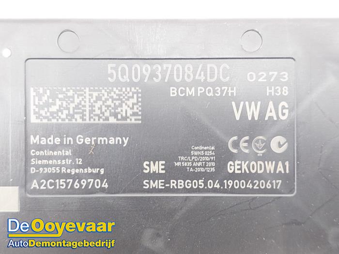 Computer Body Control van een Volkswagen Tiguan (AD1) 1.5 TSI 16V Evo BlueMotion Technology 2019