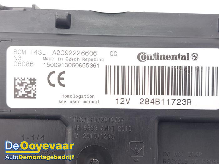 Computer Body Control van een Dacia Logan MCV II/Sandero Wagon (7S) 0.9 TCE 12V LPG 2016