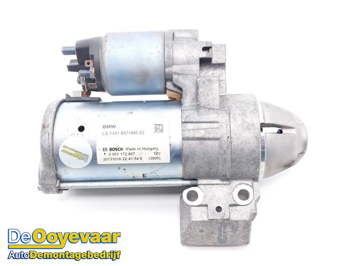 Gebruikte Startmotor BMW 1 serie (F20) 116d 1.6 16V Efficient Dynamics Prijs € 29,99 Margeregeling aangeboden door Autodemontagebedrijf De Ooyevaar