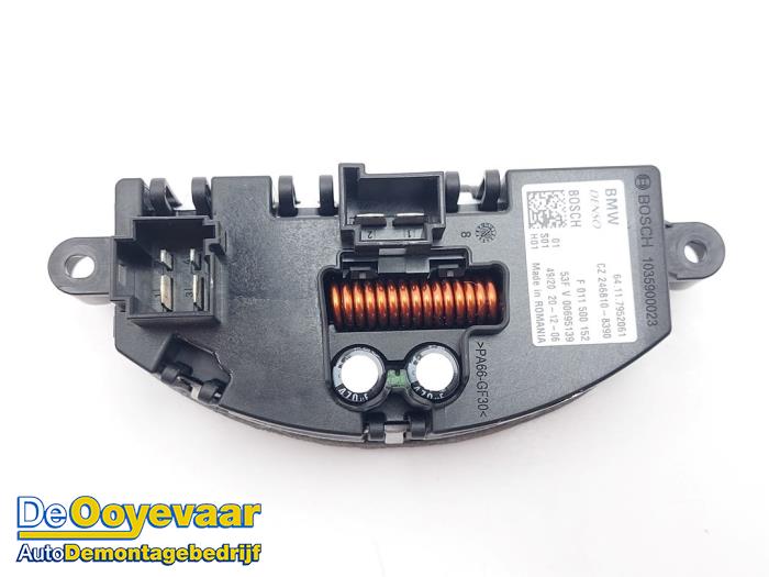 Kachel Weerstand van een BMW 2 serie Gran Coupe (F44) 218i 1.5 TwinPower Turbo 12V 2022