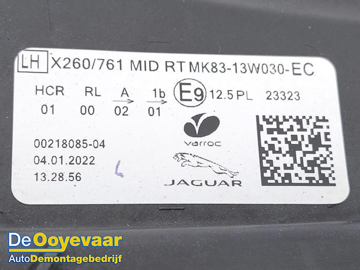 Koplamp links van een Jaguar F-Pace 2.0 P400e 16V AWD 2022