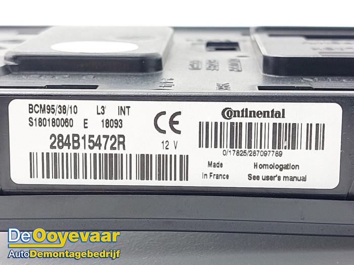 Computer Body Control van een Renault Zoé (AG) 46kW 2018