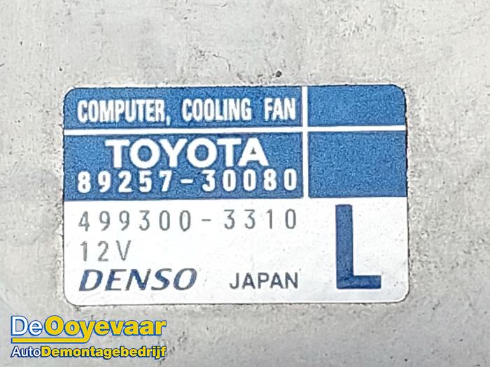 Computer Koeling van een Toyota Auris (E18) 1.2 T 16V 2016