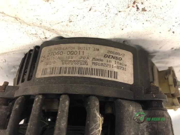 Dynamo van een Peugeot 107 1.0 12V 2008