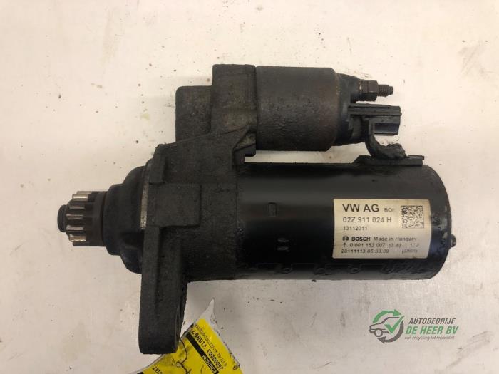 Gebruikte Startmotor Volkswagen Transporter T5 2.0 TDI DRF Prijs € 50,00 Margeregeling aangeboden door Autobedrijf de Heer B.V.