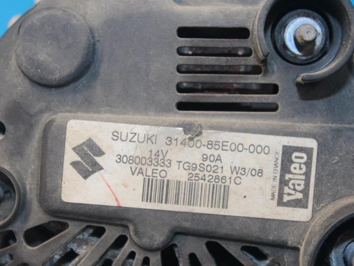 Alternator van een Suzuki Swift (ZA/ZC/ZD1/2/3/9) 1.3 D 16V 2008