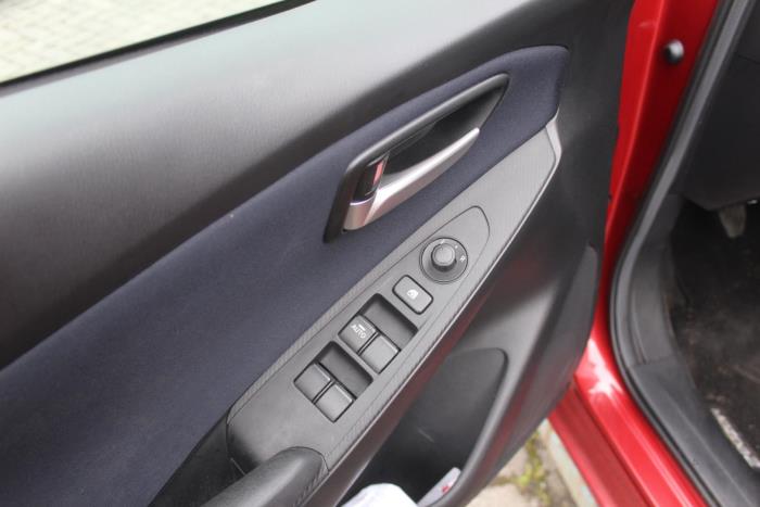 Rear door window mechanism 4-door, left Mazda 2.