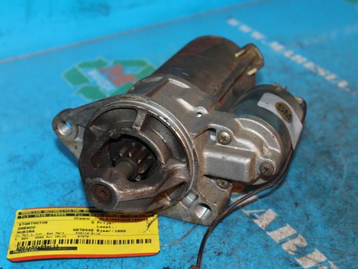 Gebruikte Startmotor Chevrolet Nubira (J200) 2.0 16V Prijs € 21,00 Margeregeling aangeboden door Maresia Auto Recycling B.V.