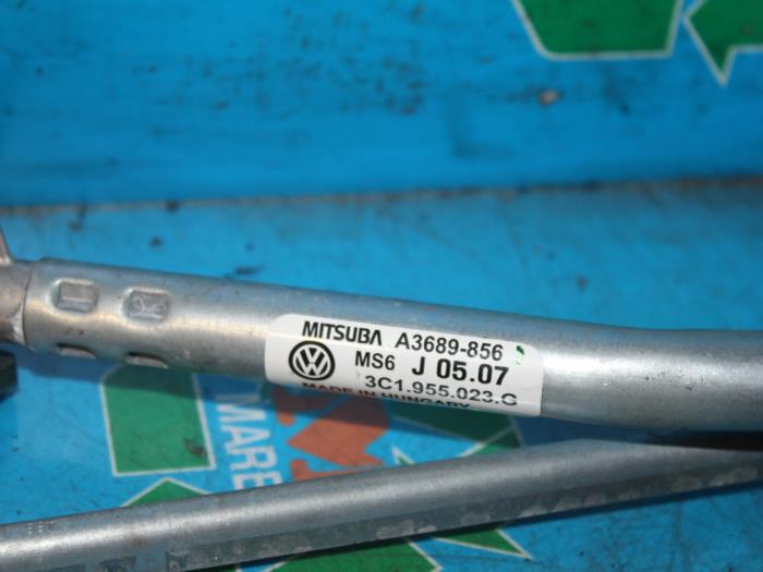 Ruitenwis Mechaniek van een Volkswagen Passat (3C2) 1.6 TDI 16V Bluemotion 2010