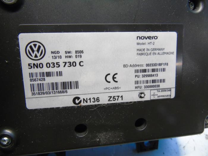 Module Telefoon van een Volkswagen Scirocco (137/13AD) 1.4 TSI 122 16V 2010