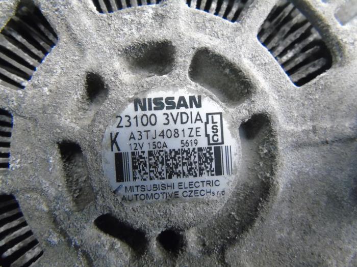 Alternator van een Nissan Juke (F15) 1.5 dCi 2015