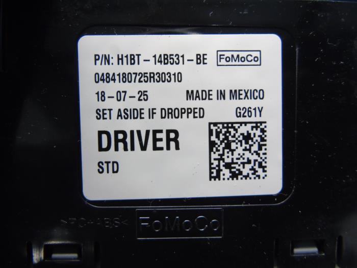 Centrale Deurvergrendelings Module van een Ford Fiesta 7 1.1 Ti-VCT 12V 70 2018