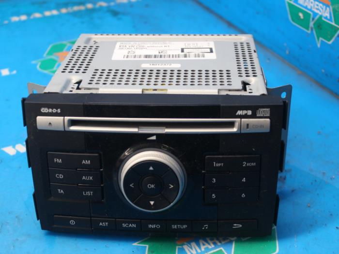 Kia Venga Radio CD Spelers voorraad Onderdelenlijn.nl