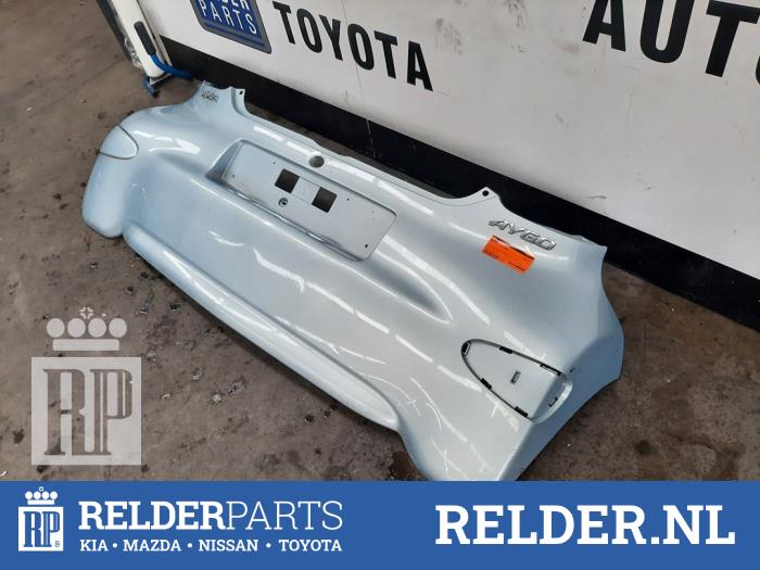 Achterbumper Toyota Aygo 1.0 12V VVT-i BLAUW - 521590H030
