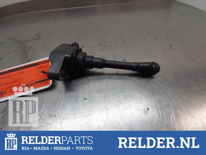 Gebruikte Bobine Nissan Qashqai (J11) 1.6 DIG-T 163 16V Prijs € 30,00 Margeregeling aangeboden door Relder Parts B.V.