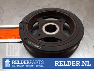 Gebruikte Krukas Poelie Nissan Qashqai (J10) 2.0 16V Prijs € 50,00 Margeregeling aangeboden door Relder Parts B.V.