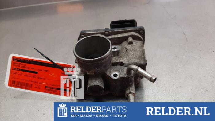 Gebruikte Gasklephuis Toyota Corolla Verso (R10/11) 1.6 16V VVT-i Prijs € 40,00 Margeregeling aangeboden door Relder Parts B.V.