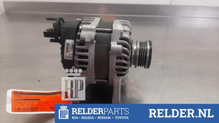 Gebruikte Alternator Nissan Micra (K14) 1.0 12V Prijs € 35,00 Margeregeling aangeboden door Relder Parts B.V.