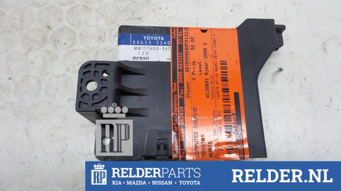 Gebruikte Computer Diversen Toyota Auris (E15) 1.4 VVT-i 16V Prijs € 90,00 Margeregeling aangeboden door Relder Parts B.V.