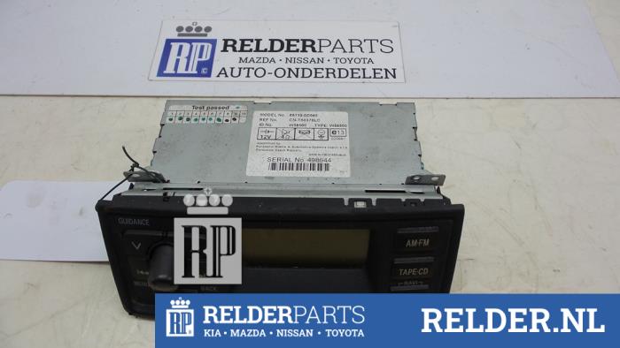 Gebruikte Display Interieur Toyota Yaris (P1) 1.3 16V VVT-i Prijs € 45,00 Margeregeling aangeboden door Relder Parts B.V.
