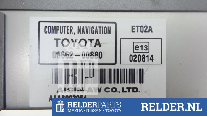 Navigatie Systeem van een Toyota Corolla Verso (R10/11) 2.2 D-4D 16V Cat Clean Power 2006