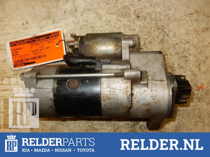 Gebruikte Startmotor Nissan Navara (D40) 2.5 dCi 16V 4x4 Prijs € 30,00 Margeregeling aangeboden door Relder Parts B.V.