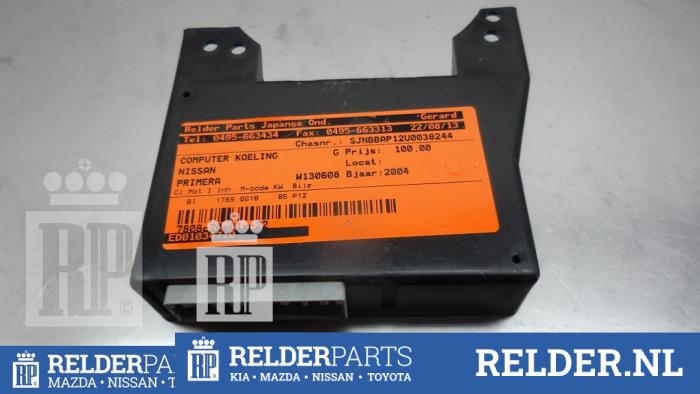 Gebruikte Module Koeling Nissan Primera (P12) 1.8 16V Prijs € 68,00 Margeregeling aangeboden door Relder Parts B.V.