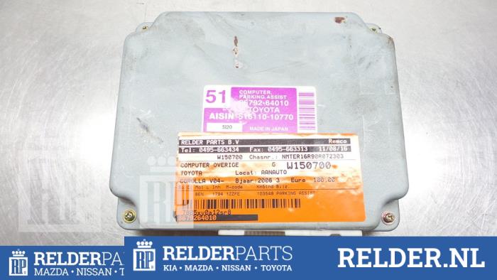 Gebruikte Computer Diversen Toyota Corolla Verso (R10/11) 1.8 16V VVT-i Prijs € 45,00 Margeregeling aangeboden door Relder Parts B.V.