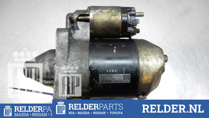 Gebruikte Startmotor Mazda 323 Fastbreak (BJ14) 2.0 16V Prijs € 32,00 Margeregeling aangeboden door Relder Parts B.V.