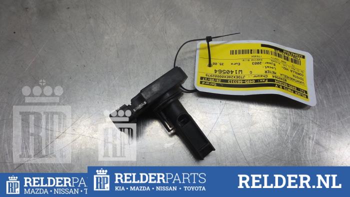 Gebruikte Luchthoeveelheidsmeter Toyota Corolla Verso (E12) 2.0 D-4D 16V 90 Prijs € 45,00 Margeregeling aangeboden door Relder Parts B.V.