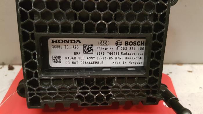Sensor ACC (afstand) van een Honda Civic 2018
