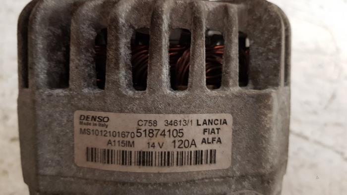 Dynamo van een Alfa Romeo MiTo (955) 0.9 TwinAir 2014