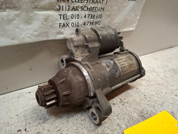 Startmotor van een Volkswagen Golf VII (AUA) 1.2 TSI 16V 2015