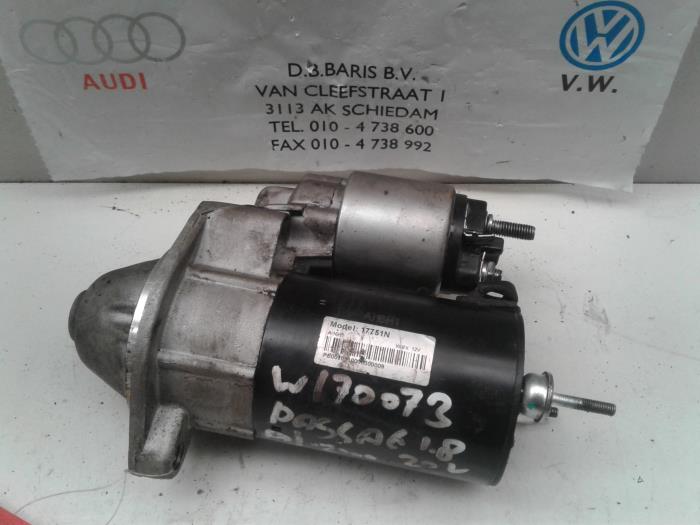 Gebruikte Startmotor Volkswagen Passat (3B2) 1.8 20V Prijs € 40,00 Margeregeling aangeboden door Baris Schiedam