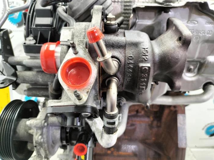 Motor van een Ford Fiesta 6  2014