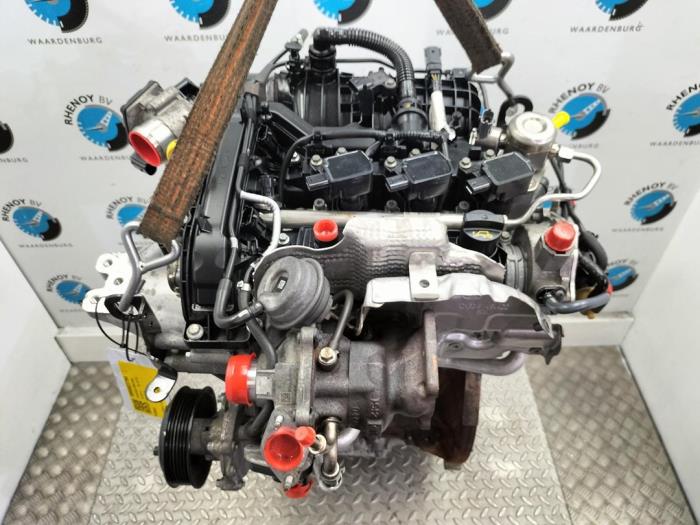 Motor van een Ford Fiesta 6  2014