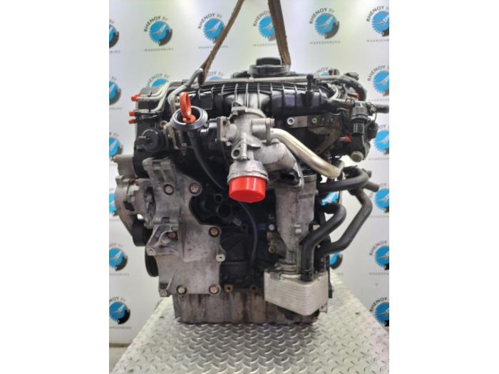 Motor van een Volkswagen Passat 2007
