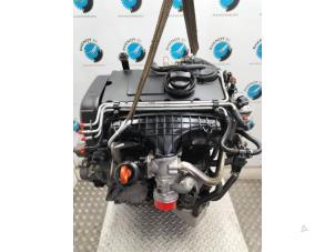 Motor van een Volkswagen Passat 2007