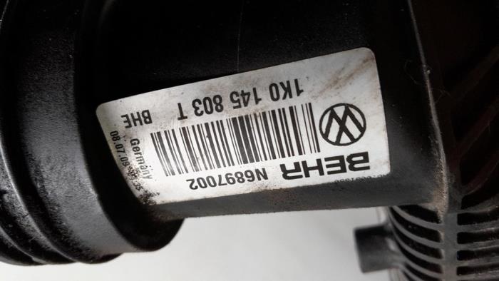 Intercooler van een Volkswagen Golf VI (5K1) 1.4 TSI 160 16V 2009