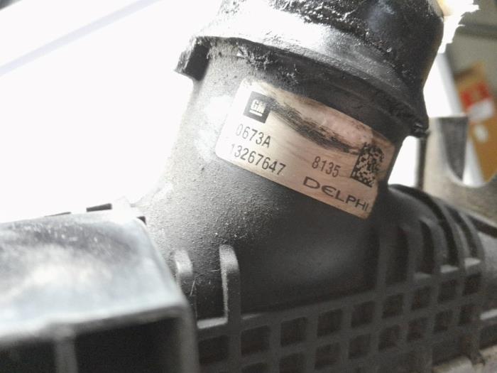 Intercooler van een Opel Zafira Tourer (P12) 2.0 CDTI 16V 130 Ecotec 2013